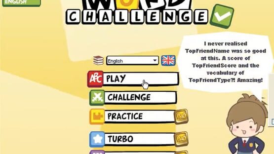 Screenshot Word Challenge