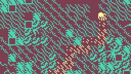 Screenshot Moss as Texture as Space Folding Onto Itself