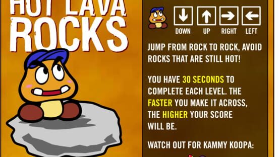 Screenshot Goombario and the Adventure of the Hot Lava Rocks