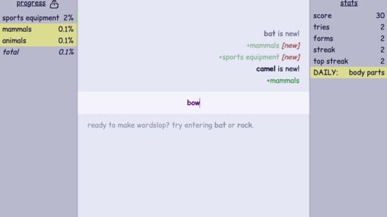 Screenshot Wordslop