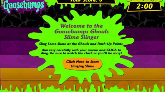 Screenshot Goosebumps Ghouls Slime Slinger