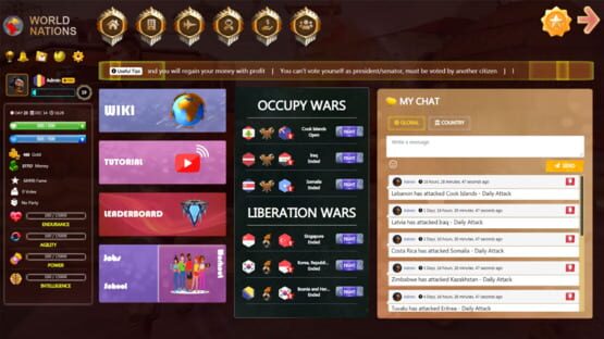Screenshot World Nations Game