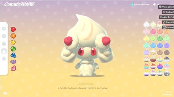 Screenshot AlcremieStudio