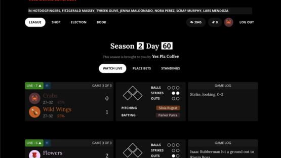 Screenshot Blaseball