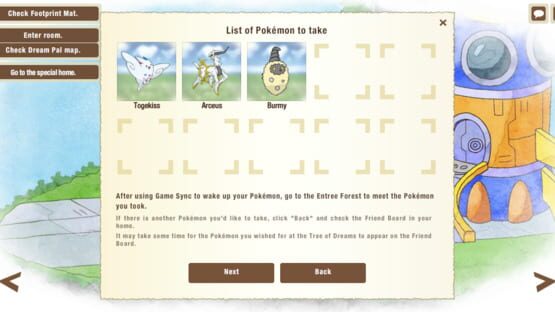 Screenshot Pokémon Dream World