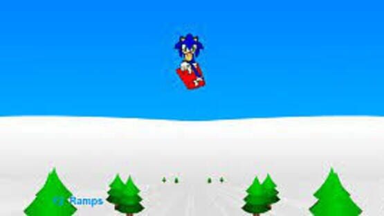 Screenshot Sonic 3D Snowboarding