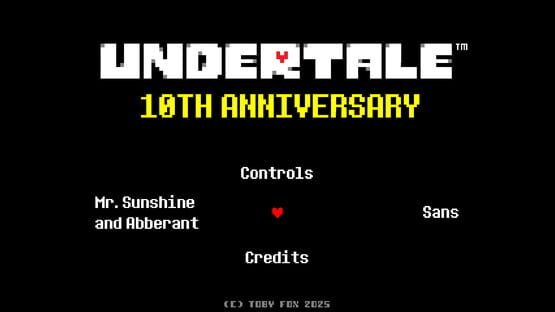 Screenshot Undertale 10th Anniversary