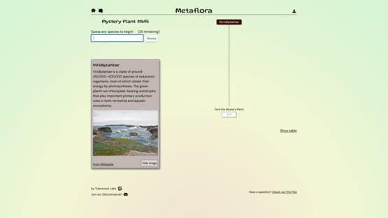 Screenshot Metaflora