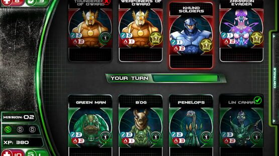 Screenshot Green Lantern Battle Cards