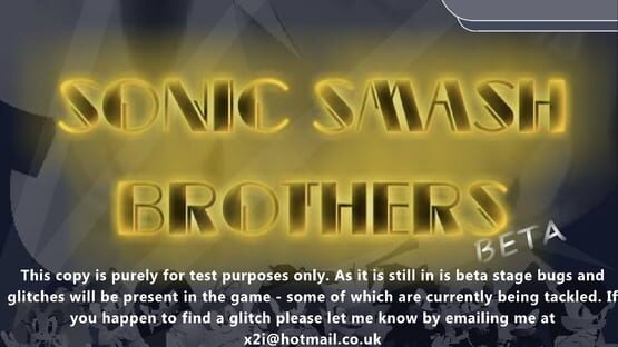 Screenshot Sonic Smash Brothers