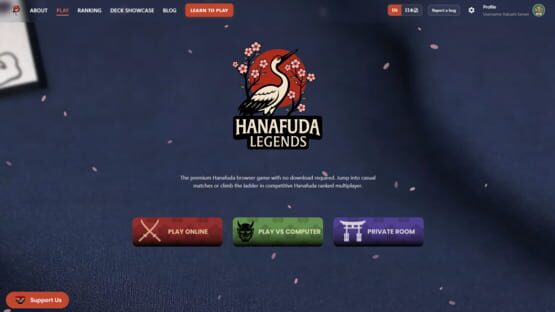 Screenshot Hanafuda Legends