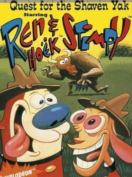 Cover Quest for the Shaven Yak Starring Ren Hoëk and Stimpy