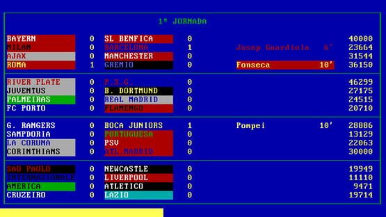 Screenshot Elifoot 2