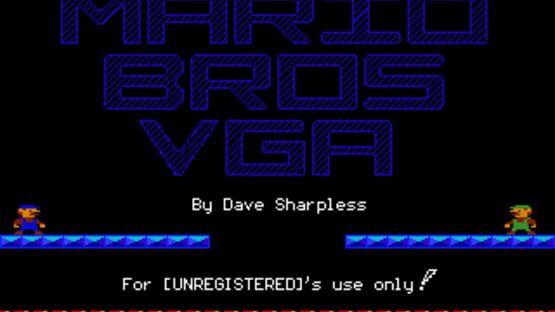 Screenshot Mario Bros. VGA