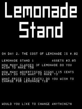 Cover Lemonade Stand
