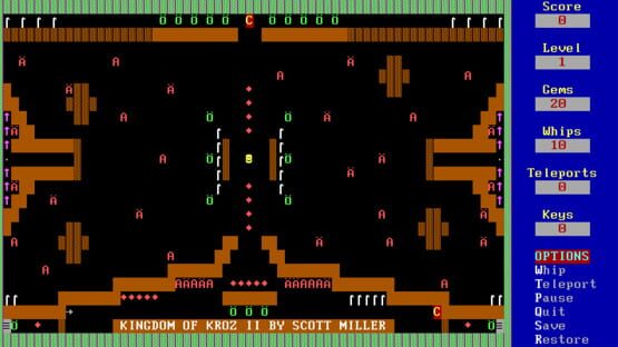 Screenshot Kingdom of Kroz II