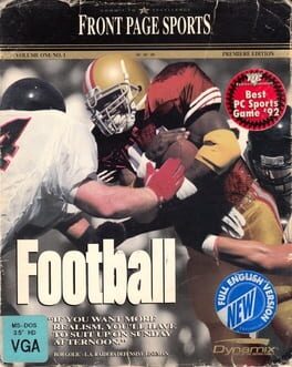 Cover Front Page Sports: Football