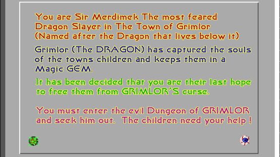 Screenshot The Dungeons of Grimlor