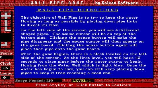 Screenshot Wall Pipe