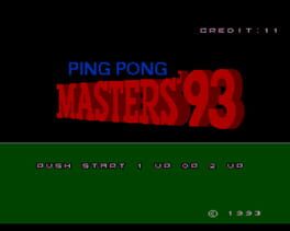 Cover Ping Pong Masters '93