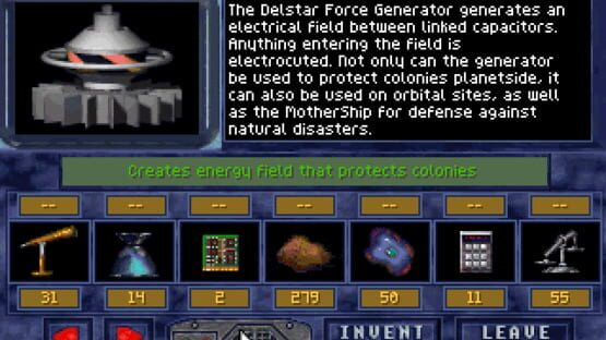Screenshot Alien Legacy