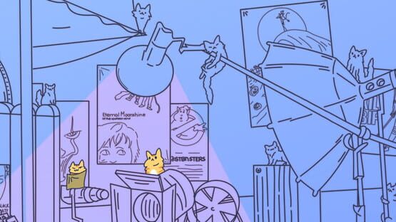 Screenshot Cats Visiting Cozy Art Studios