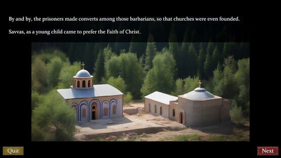 Screenshot Synaxarion Christian Stories: Holy Martyr Savvas the Goth