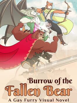 Cover Burrow of the Fallen Bear: A Gay Furry Visual Novel