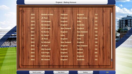 Screenshot Cricket Captain 2024