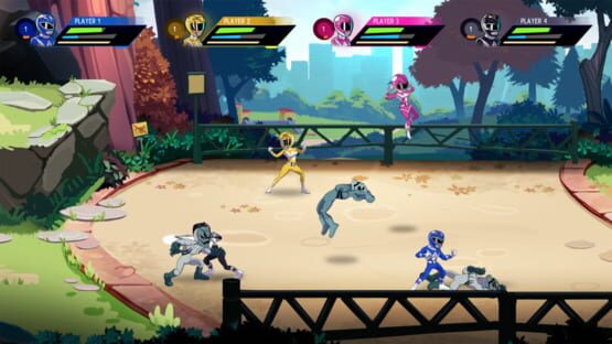 Screenshot Saban's Mighty Morphin Power Rangers: Mega Battle 2