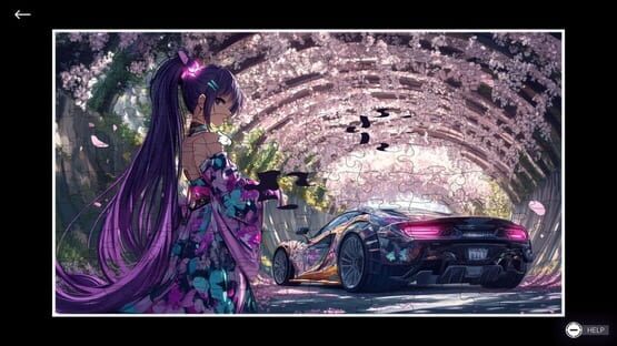 Screenshot Anime Girls: JDM Car Passion Puzzle