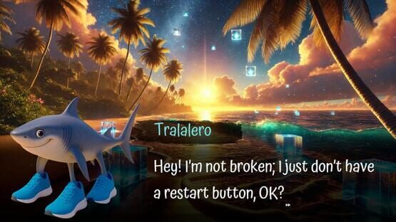 Screenshot Brainrot: Tralalero and The Lost Soul of AI
