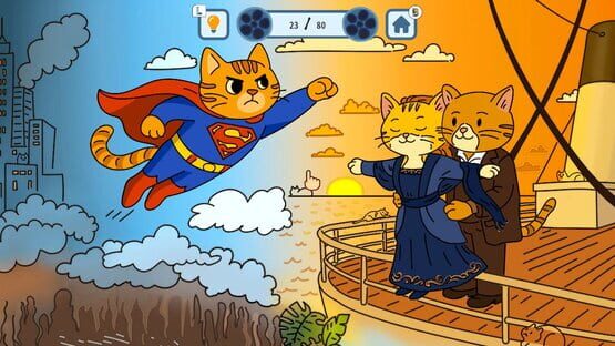 Screenshot Cats Visiting the Cinema