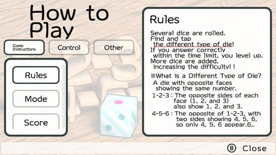 Screenshot 1-2-3 or 4-5-6