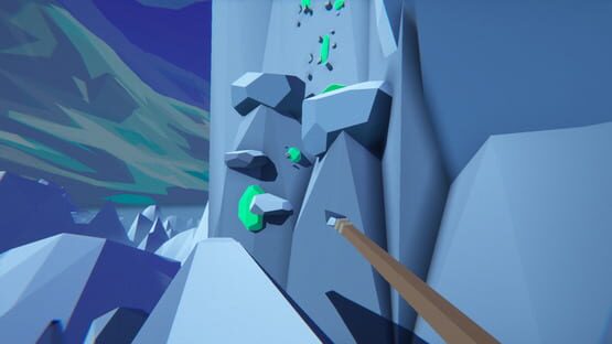 Screenshot Climbing Over It with a Spear Only Up