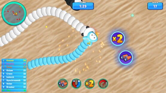 Screenshot Fluffy Snakes