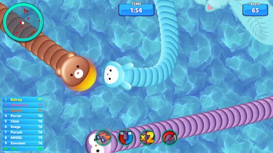 Screenshot Fluffy Snakes