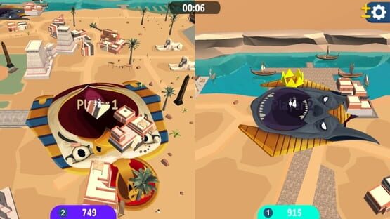 Screenshot Hole io: Egypt Edition