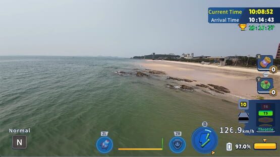 Screenshot Korean Drone Flying Tour Daechon Beach
