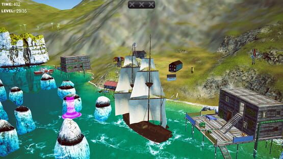 Screenshot Ocean Driving: Boat Parking Simulator