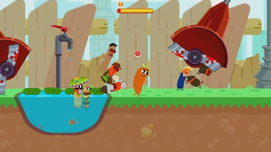 Screenshot Run Sausage Run!: Bones Edition