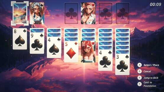 Screenshot Solitaire Paradise: Anime Bikini Babes