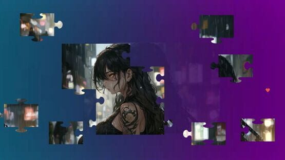 Screenshot Beautiful Anime Puzzles: Rainy Days
