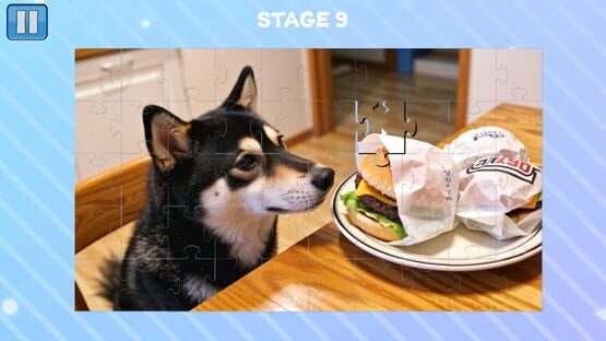 Screenshot Dog Jigsaw from Japan