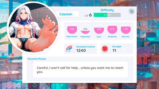 Screenshot Anime Feet Boys: The Charm Finder Quest
