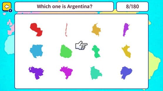 Screenshot Geo Brain Boost! World Map Silhouette Quiz