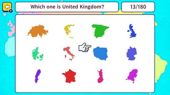 Screenshot Geo Brain Boost! World Map Silhouette Quiz