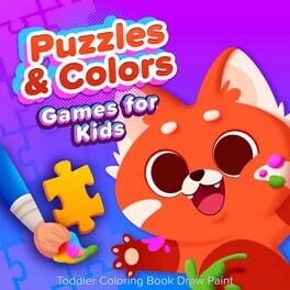 Cover Puzzles & Colors: Games for Kids - Toddler Coloring Book Draw Paint