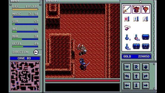 Screenshot Eggconsole Brandish Renewal PC-9801