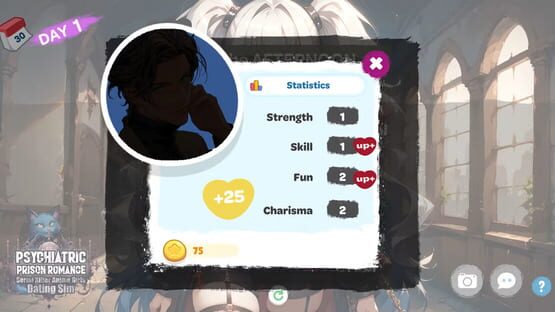 Screenshot Psychiatric Prison Romance: Serial Killer Anime Girls Dating Sim
